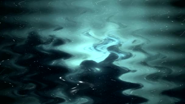 Luz Acuarela Charco Agua Ondulado Composición Abstracta — Vídeos de Stock