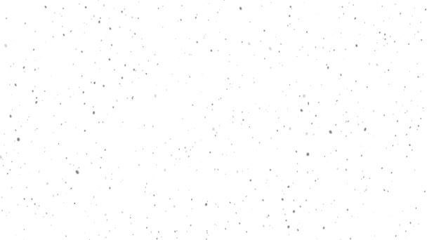 Пыль Круги Эффект Боке Поднимающийся Белом Фоне Абстрактный — стоковое видео