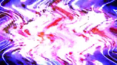 Pembe ve beyaz soyut girdap dalgaları, tünel etkisi.