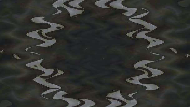 灰色闪光水彩画水坑波浪形抽象构图 — 图库视频影像