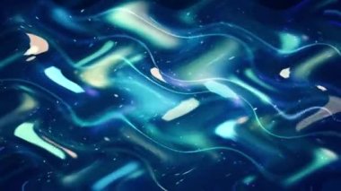 Yavaş yansıma suluboya su birikintisi dalgalı soyut bileşim.