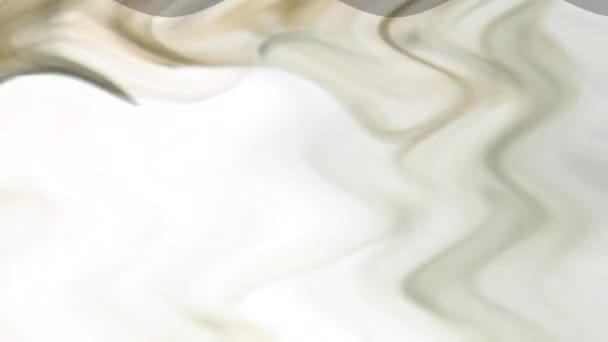 Humo Acuarela Charco Agua Ondulado Composición Abstracta — Vídeos de Stock