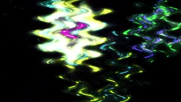 爆発水彩水プドル 重い抽象的な構成 — ストック動画