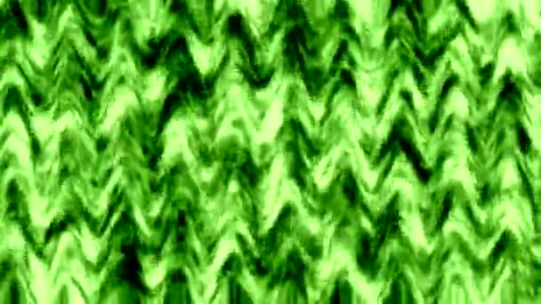 Волны Зеленого Черного Света Абстрактный Фон — стоковое видео