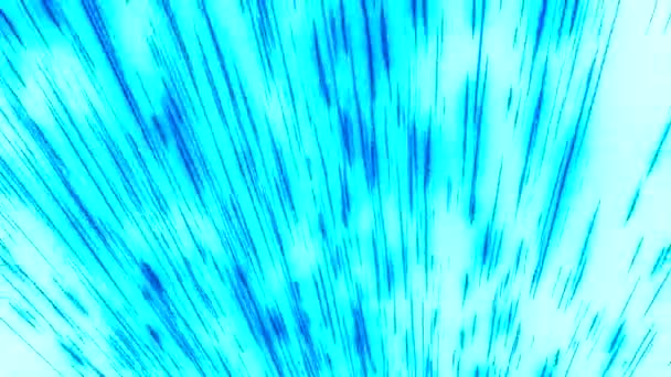Efecto Acelerar Desacelerar Los Rayos Luz Azul Partículas Polvo Sobre — Vídeos de Stock