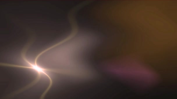 Trou Abstrait Lumière Avec Rayon Fumée Cran Autre Fond Coloré — Video