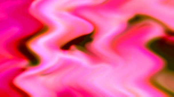 Colorido Rosa Brillante Espiral Ondeando Acuarela Charco Agua Ondulado Composición — Vídeos de Stock