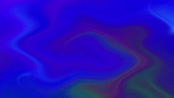 Colorido Azul Brillante Espiral Ondeando Acuarela Agua Charco Ondulado Composición — Vídeos de Stock