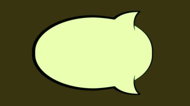 Sağında hoparlör eklemek için oklar olan kahverengi arka planda bir konuşma balonu. Kendi diyalog içeriğin için boşluk.