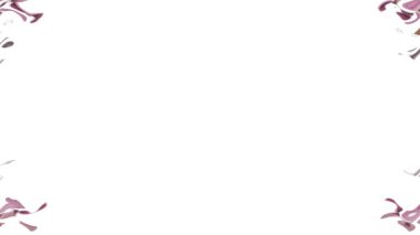 Dalgalanan su, sıvı kırmızı, kenarlarda süslemeler beyaz arka planda bir çerçeve oluşturuyor. Ortasında kendi içeriğiniz için bir yer var.