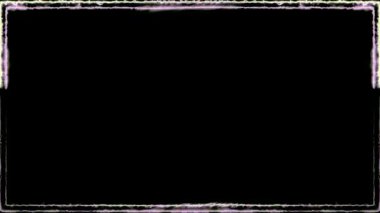 Dikdörtgen, parlak, parlak, parlak, açık pembe, gri çizgiler. Siyah zemin üzerinde hareket eden ışık efekti var. Ortasında kendi içeriğiniz için bir yer var..