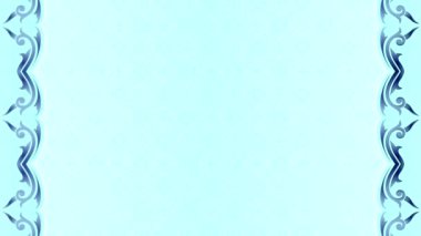 Uzun, dikdörtgen, dikey dekore edilmiş mavi çizgiler, mavi arkaplanda çizgiler, hareket eden ışığın etkisiyle çerçeve. Kendi içeriğiniz için boşluk.