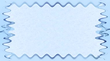 Mavi arkaplanda, hareket eden ışık efektli uzun dikdörtgen dalgalı mavi çizgiler. Kendi içeriğiniz için boşluk.