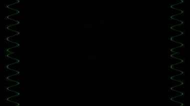 Uzun, dikdörtgen, dikey, altın renkli, uzun çizgiler çerçeveli, siyah arkaplan. Kendi içeriğiniz için boşluk.