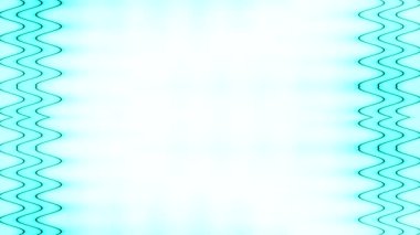 Neon soluyor ve soluyor. Dalgalı, üçlü, koyu yeşil, dikey, dikey, uzun çizgiler beyaz arka planda. Kendi içeriğiniz için boşluk.