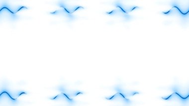 Çerçeve, uzun dalgalı dikdörtgen yatay lazer beyaz zemin üzerindeki mavi ışık çizgilerini delip geçiyor. Kendi içeriğiniz için boşluk.