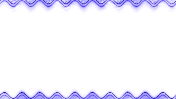 Neón Que Aparece Desaparece Brillante Ondulado Agua Azul Eléctrico Perpendicular — Vídeos de Stock