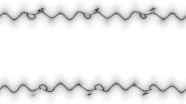 Soyut Dalgalı Çerçeve Grafik Tasarımı