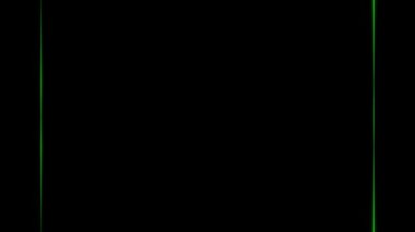 Yeşil Neon Çizgileri Soyut Arkaplan