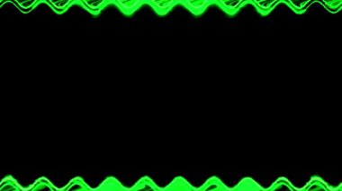 Soyut Yeşil Dalga Çerçevesi