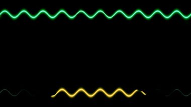 Soyut neon dalgalar arka plan