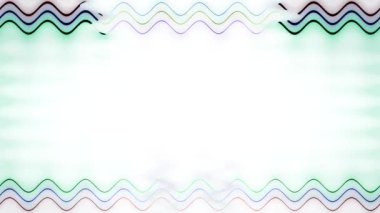 Beyaz Boşluklu Soyut Dalgalı Desen Arkaplanı