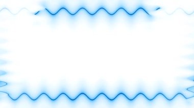 Soyut Mavi Dalga Çerçevesi