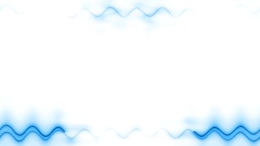 Soyut Mavi Dalga Kenarlığı