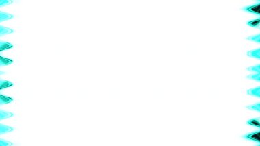 Soyut turkuaz ve siyah kenar çerçevesi