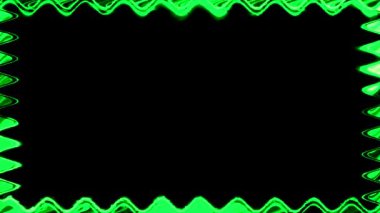 Soyut Yeşil Çerçeve Tasarımı