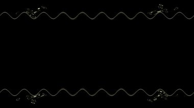 Siyah Çizgiler ve Girdaplar ile Soyut Arkaplan