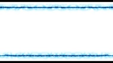 Soyut Mavi Kenarlık Çerçevesi