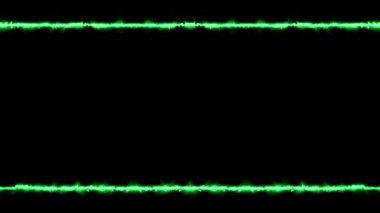 Soyut Yeşil Işık Çerçevesi