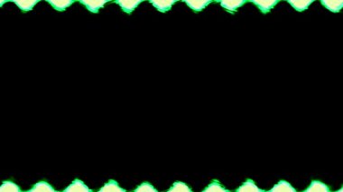 Soyut Yeşil ve Siyah Tasarım