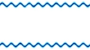 Soyut Mavi Zigzag Sınır Tasarımı