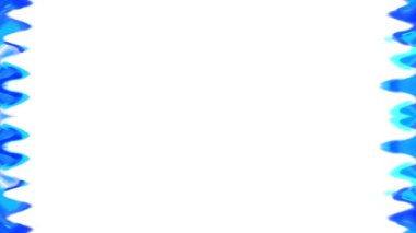 Soyut Mavi Dalga Çerçevesi