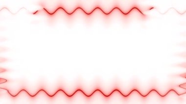 Soyut Kırmızı Dalga Çerçevesi