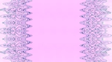 Soyut Dalga Tasarımı - Pembe Arkaplan