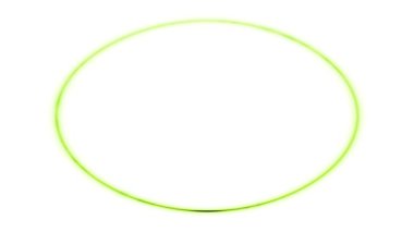 Yeşil Çember Soyut Tasarımı