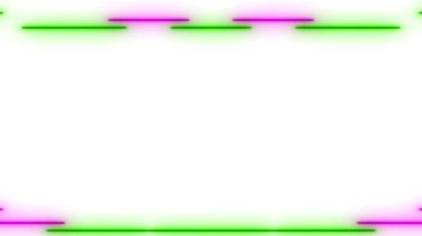 Soyut Neon Çerçeve Arkaplanı