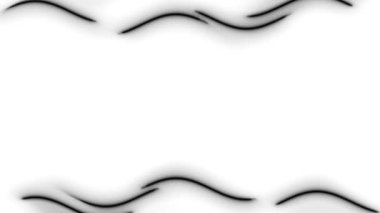 Beyaz arkaplanda soyut dalga çizgileri