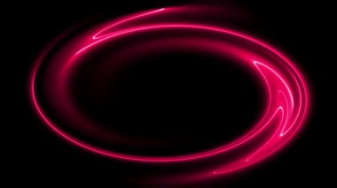 Soyut Pembe Çember Işık Arkaplanı