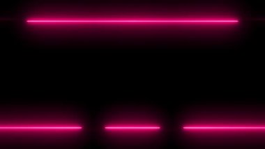 Pembe Neon Işık Çerçevesi