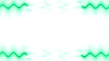 Soyut Yeşil Dalga Çerçevesi