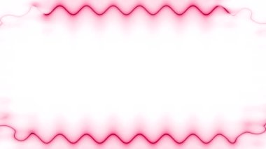 Soyut Pembe Dalgalı Çerçeve