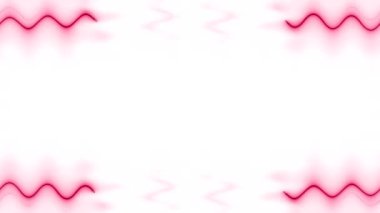 Minimalist Tasarım İçin Pembe Dalgalı Çerçeve