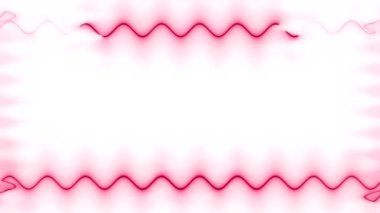 Soyut Pembe Dalgalı Çerçeve