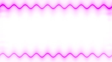 Soyut Pembe Dalgalı Çerçeve