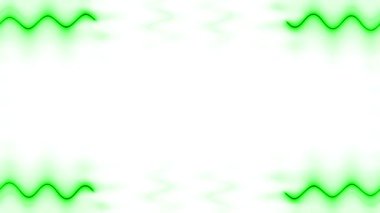 Soyut Yeşil Dalga Çerçevesi