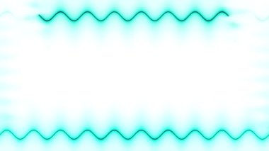 Beyaz Arkaplan ile Soyut Dalgalı Sınır